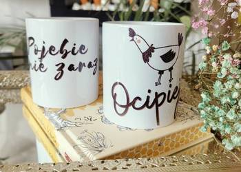 Kubek z napisem