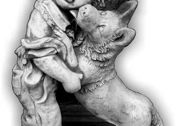 FIGURKA OGRODOWA betonowa rzeźba DZIECI D14