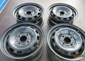 KOMPLET FELG FELGI STALOWCYH 14' 4x108 ET47,5 5,5J