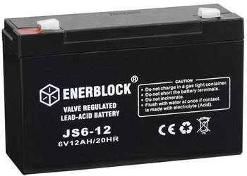 Akumulator ENERBLOCK AGM JS6-12 6V 12Ah