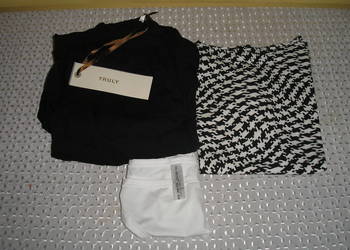 nowa spódnica midi-maxi  38-40, bluzka, stringi