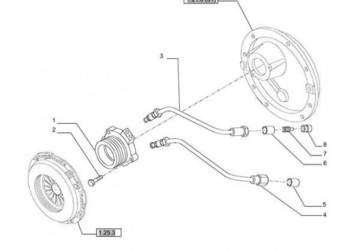 New Holland T6010 Siłownik 47134440