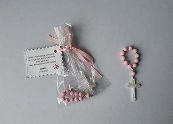 Podziękowania Komunia Różaniec Różowy B1