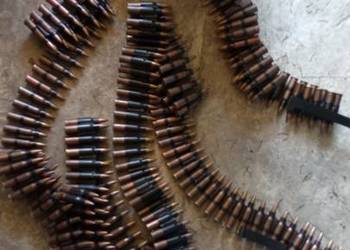 Taśma amunicyjna 7,62x54R Mosin, skrzynia amunicyjna