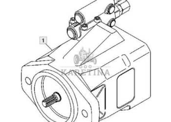 John Deere 7600 7700 7800 Pompa Hydrauliczna AL75305 AL161043 RE203720 RE1…