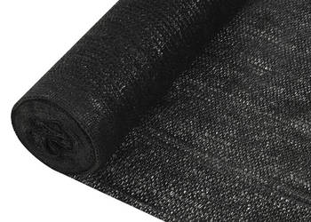 Siatka cieniująca czarna 15x25 m HDPE 150 g/m² WM-149342