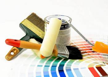 Malowanie wnętrz, tapeta, sztukateria, stiuk, farby i tynki