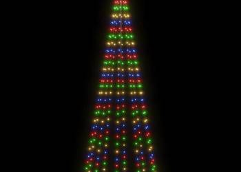 vidaXL Choinka stożkowa, 310 kolorowych diod LED, 100x300 cm(SKU:343493)