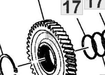 John Deere IVT AUTOPOWER 6820 6920 6920S Przekładnia Zębata Czołowa 44 zęb…