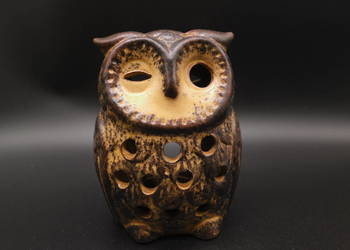 Ceramiczna figurka/lampion sowa
