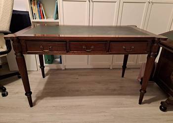 Biurko Drewniane Mahoniowe w Stylu Antycznym