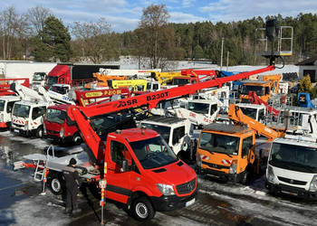 Mercedes Sprinter Podnośnik Koszowy 23m GSR B230T Zwyżka Palfinger Ruthman…