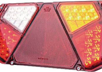 Lampa tylna zespolona LED, prawa, prostokątna, 12/24V 7-pinowa Kramp LA400…