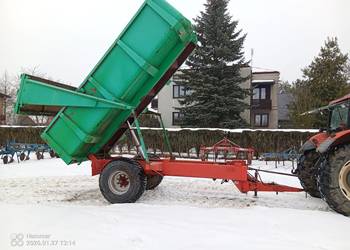 przyczepa wywrotka skorupowa 12 ton dokumenty na WOM Możliwość Transportu