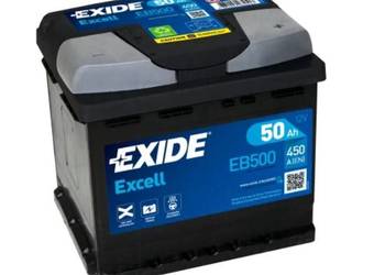 Akumulator 50Ah 450A Exide Excell  EN PRAWY PLUS