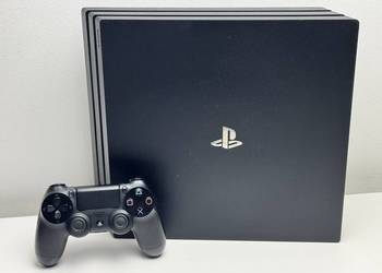 KONSOLA SONY PLAYSTATION 4 PRO CUH-7216B 1TB + PAD + OKABLOWANIE - ZESTAW!