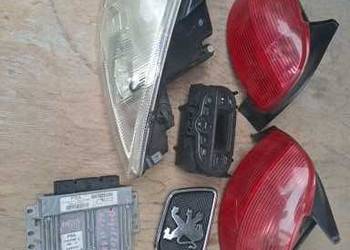 Peugeot 206 02r. 1,4 benzyna automat lampa przód tył sterownik panel