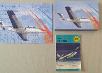 Puzzle Iskra i Samolot TS-11 Iskra Typy Broni i Uzbrojenia plus GRATIS