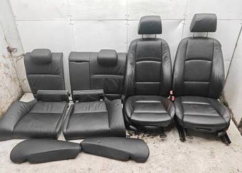 BMW 3 E92 FOTEL FOTELE KOMPLET KIEROWCY PASAŻERA KANAPA ELEKTRYCZNE GRZANE