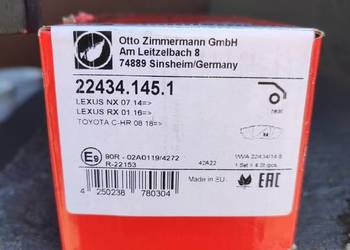 Klocki hamulcowe zimmermann 22434.145.1