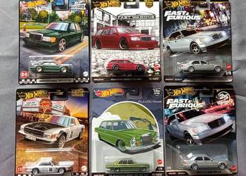 Hot Wheels Premium Mercedes-Benz AMG ,500 SEL,300 Sel ,190 E ,stan BDB