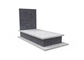 Tani Nagrobek Granitowy 180 x 80 cm Pomnik Porządny Piękny Granit Grafitow…