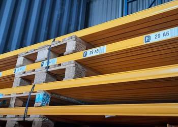 Trawers JUNGHEINRICH MPB (TBS) 270 cm 12×5 cm nośność 2000 kg żółty
