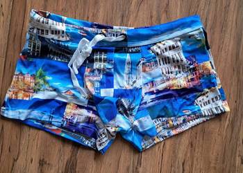 nowe spodenki kąpielowe z metki na 170 cm ale chyba mniejsze szer 31, dł 19