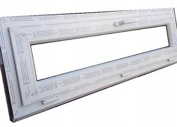 OKNA KacprzaK OKNO PCV 130X40 Nowe pcv WYSYŁKA 24h PROMOCJA