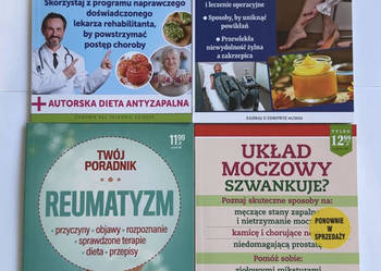 Zestaw 4 poradników zdrowotnych: reumatyzm, żyły, stawy, nerki