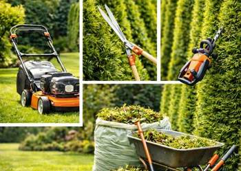 Koszenie trawy, prace porządkowe, przecinanie tui Polańczyk i okolice