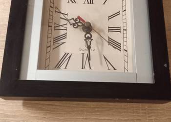 Sprzedam Sprawny Zegar PRL Quartz Obudowa Drewniana Okazja Polecam