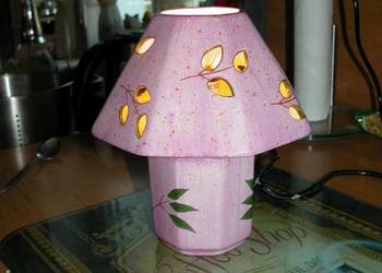 porcelanowa lampka jak świecznik