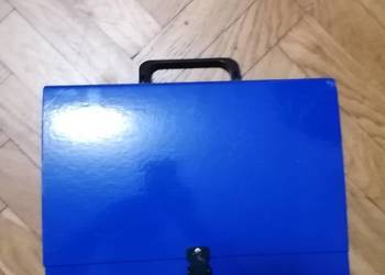 Teczka biurowa niebieska Teczka biurowa niebieska