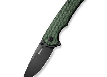 Nóż składany Sencut Praktisk Green Canvas Micarta, Black 9Cr18MoV (S24019-…