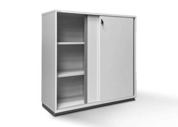Szafa biurowa modułowa Neudoerfler Lineo biała 120x115