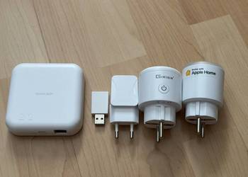Zestaw ZIGBEE: bramka, 2x gniazdko, wzmacniacz