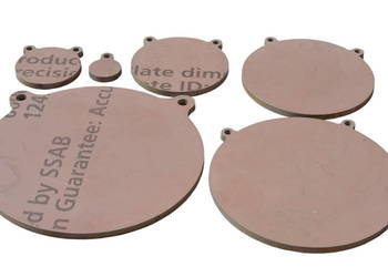 Tarcza strzelecka, Hardox 500 gr.10mm Gong fi 100 z otworami