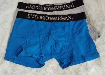 Nowy komplet bokserek męskich Emporio Armani (2-pack), rozmiar M