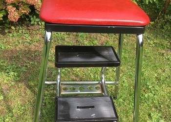 Hailo Klettermax taboret drabinka vintage design lata 70