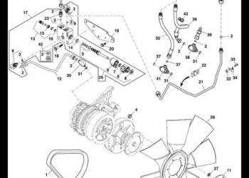 RE210585 John Deere 8345R - Wentylator ssący