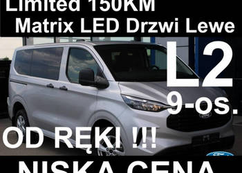 Ford Transit Custom Limited 150KM Matrix Led Drzwi Lewe Felgi Super Cena 2…