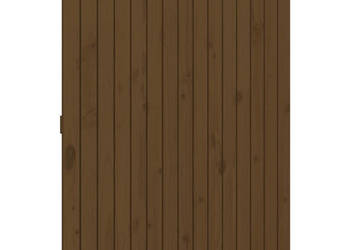 Wezgłowie łóżka miodowy brąz 955x3x110 cm drewno sosnowe WM-824936