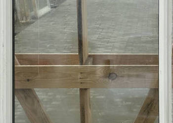 OKNA KacprzaK Witryna 74X133 FIX Używany PCV Plastikowy