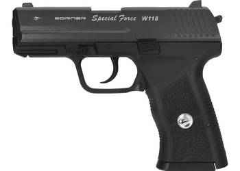 Pistolet wiatrówka Borner W118 Blow Back 4.5 mm (8.1111)