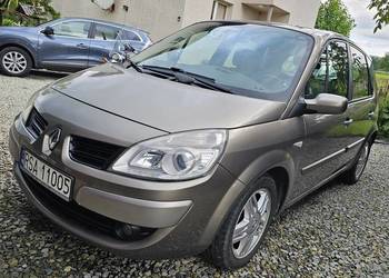 Renault Scenic II 1.9 DCI 130 KM 2008r Privilege BDB PoLifcie Panorama Dach