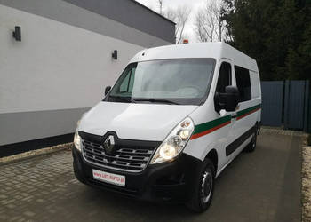 Renault Master 2.3 DCI 110KM Klimatyzacja Brygadówka Tempomat 7 osobowy