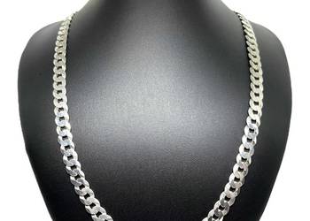 Srebrny Łańcuch Próby 925 40,52g Długość 60cm Pancerka Cechowany