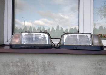 Volvo 440 460 lampy przednie przód prawa lewa komplet kierunkowskazy Hella