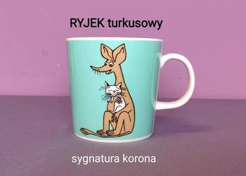 Muminki KUBEK Moomin Arabia Finland - RYJEK - sygnatura Korona